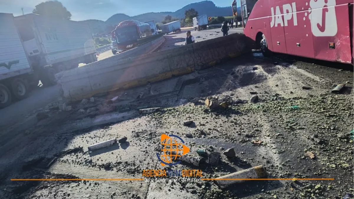 Reportan fatal accidente en la autopista México-Puebla