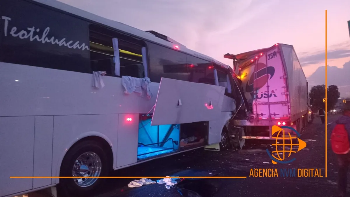 Registran choque en la México-Tulancingo: hay 13 lesionados