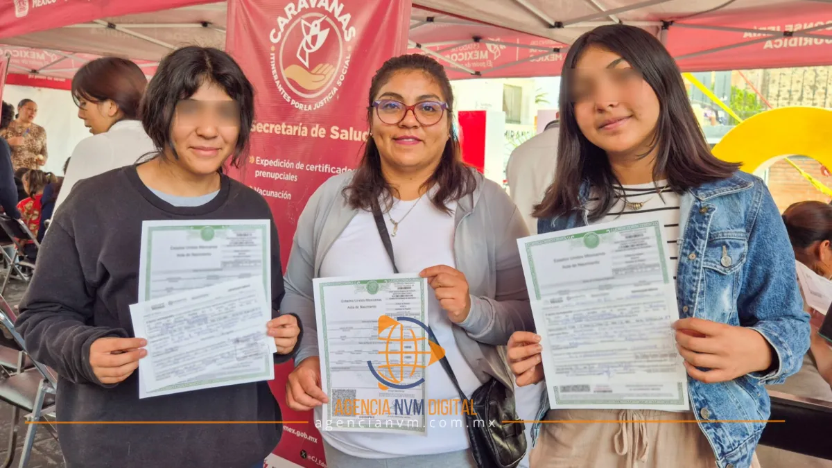Regalará Gobierno mexiquense actas de nacimiento en Caravanas Itinerantes