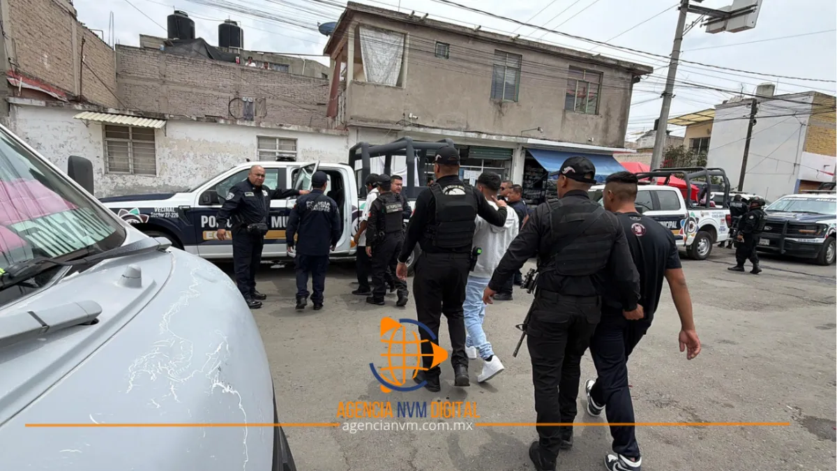Desmantelan toma clandestina de agua en Ecatepec