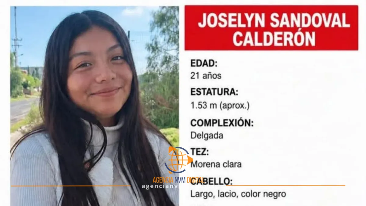 Buscan a la joven Joselyn Sandoval estraviada en Otumba   