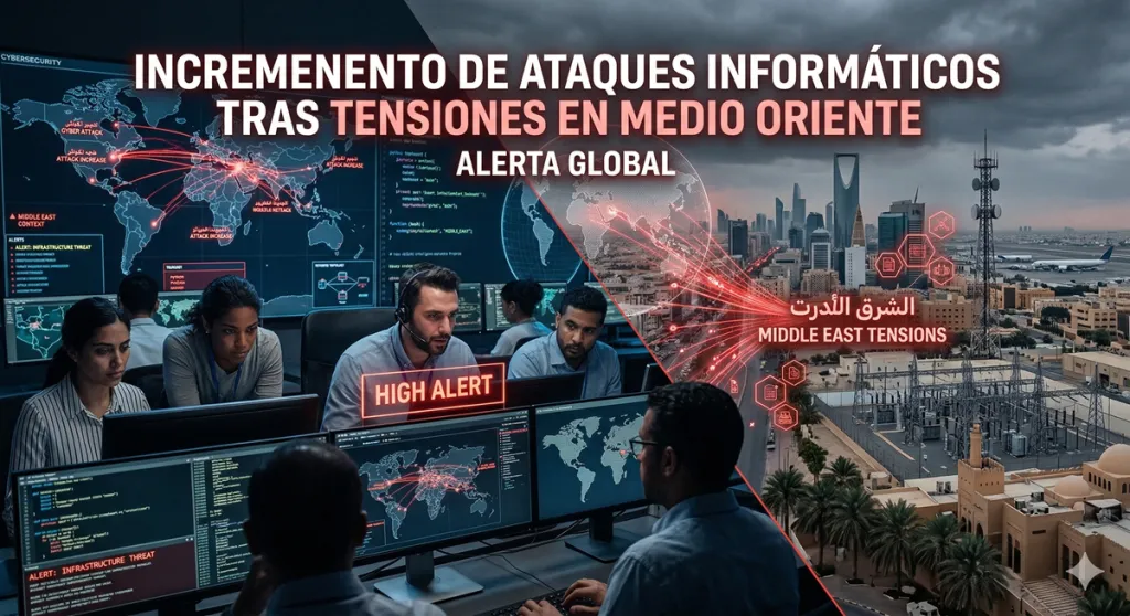 Alertan por incremento de ataques informáticos tras tensiones en Medio Oriente