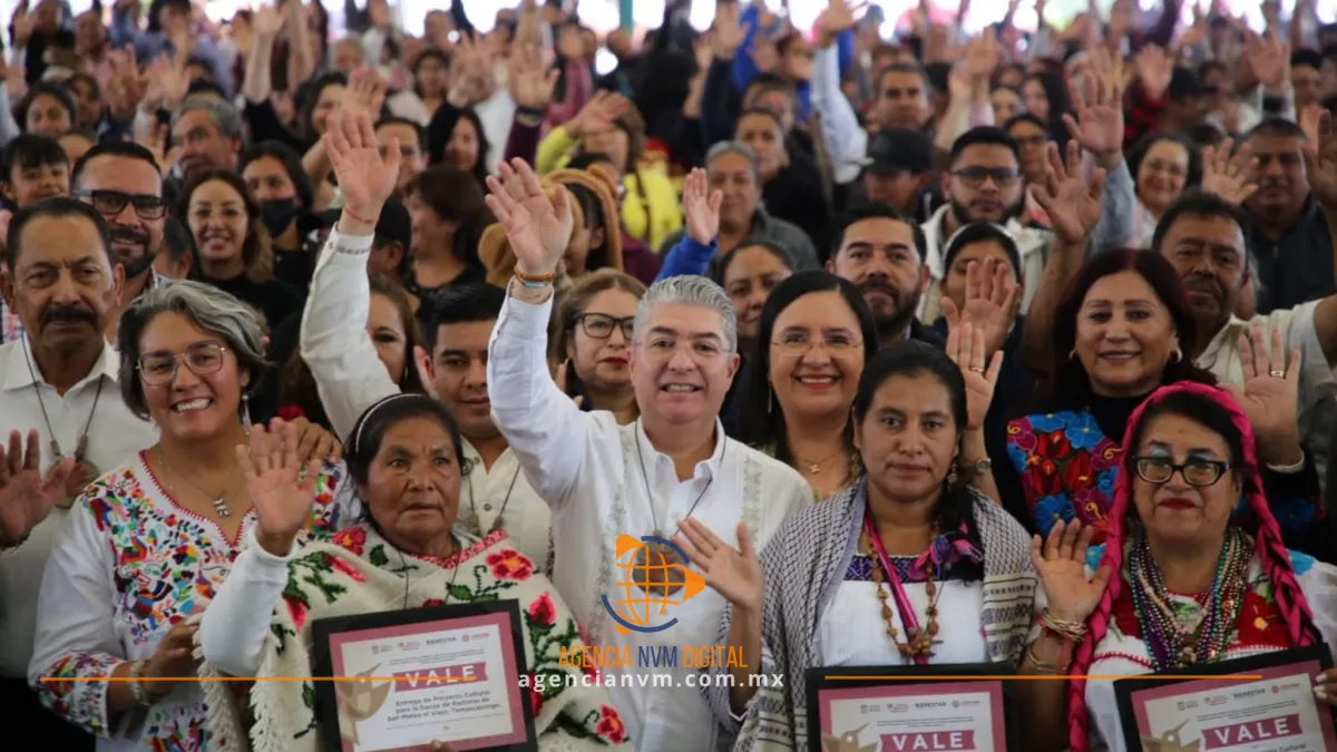 Conmemoran Día de la Mujer Indígena con entrega de apoyos en Teotihuacán