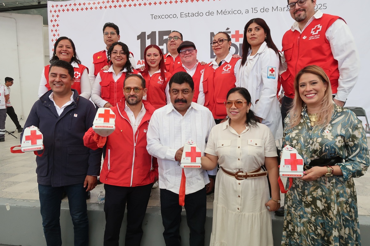 Cruz Roja construirá sede en Texcoco gracias a donación de terreno municipal