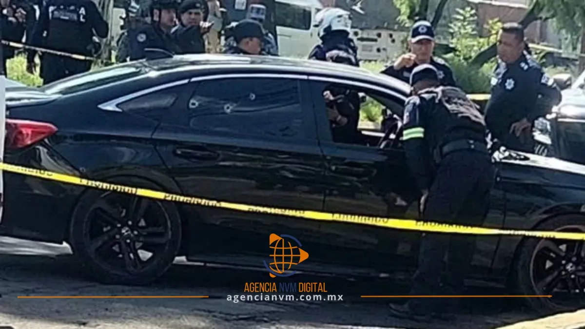 Acribillan a conductor y bala perdida mata a repartidor