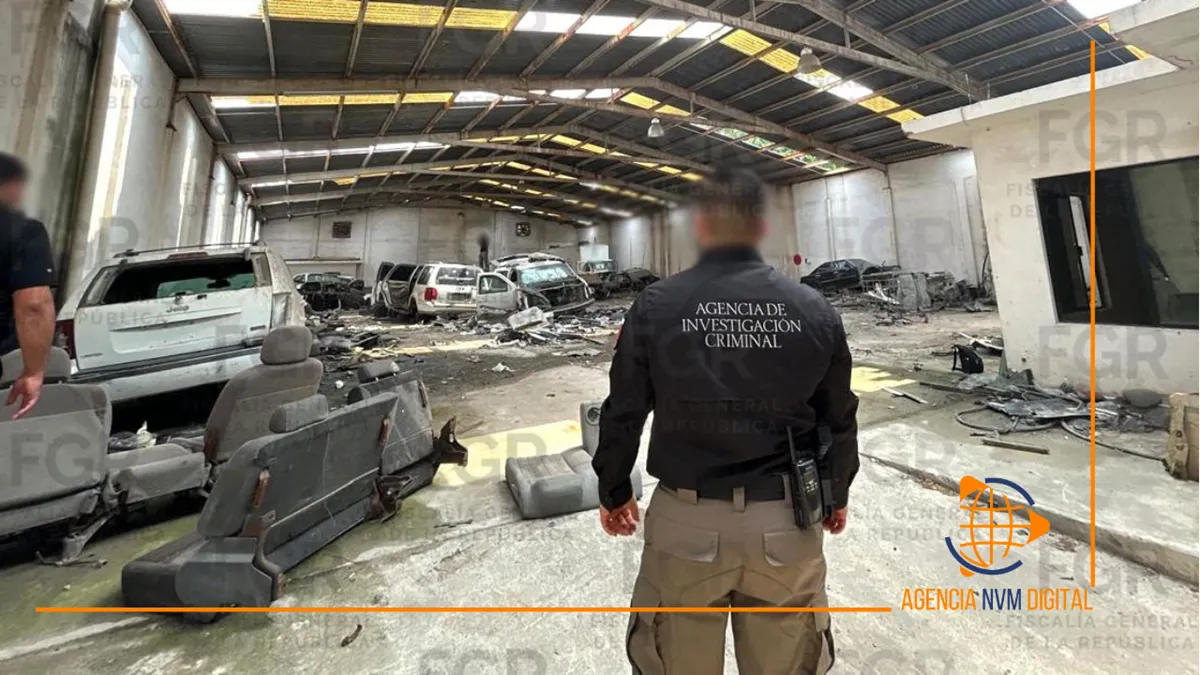 Asegura FGR bodega con 15 camionetas blindadas en Reynosa