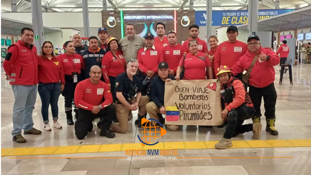 Despliegan equipo mexicano de rescate en zonas afectadas de Venezuela