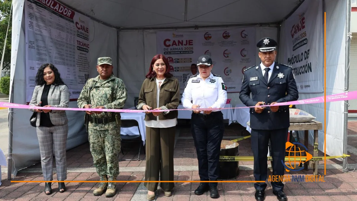 Inicia Canje de Armas 2026 en Tecámac: Apuestan por la cultura de la paz