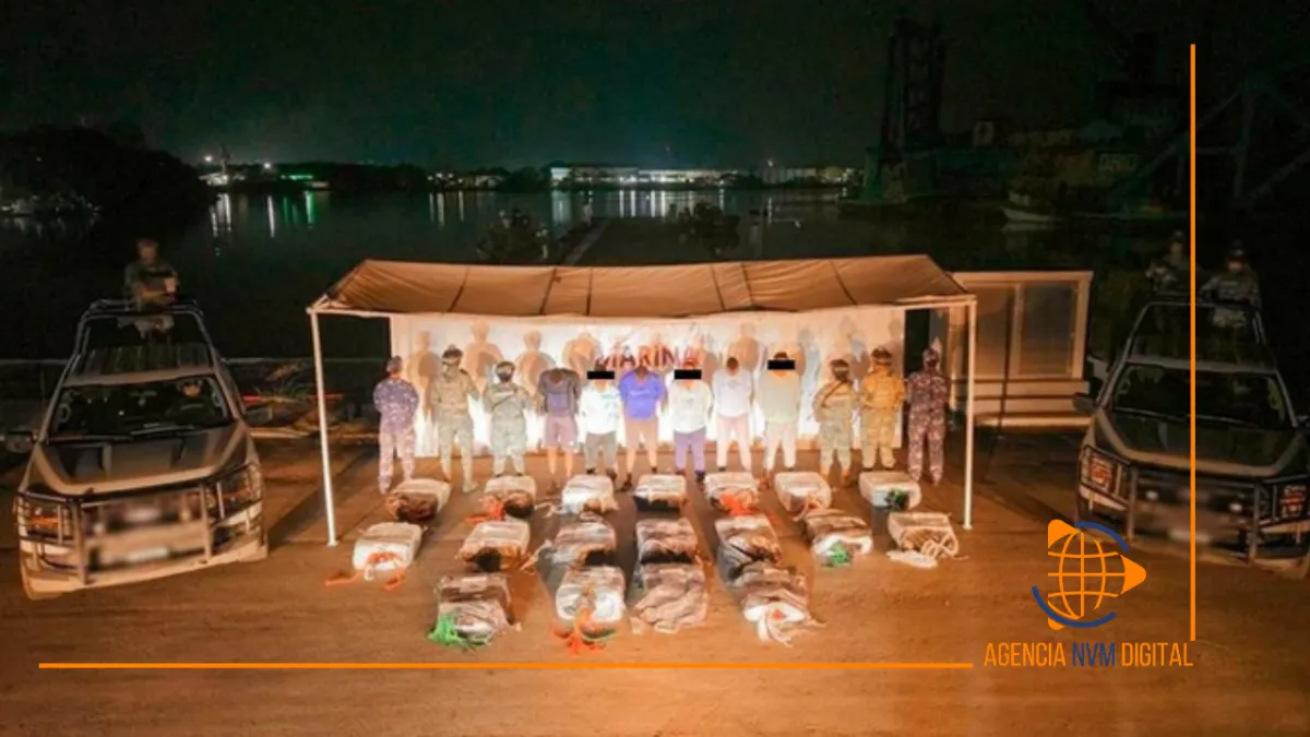 Decomisan casi una tonelada de cocaína en costas de Chiapas