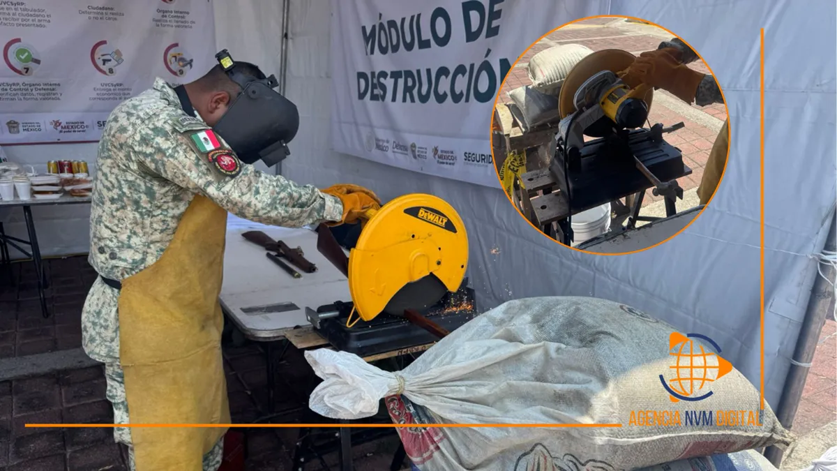 Lanzan campaña de desarme voluntario en municipios del Edomex