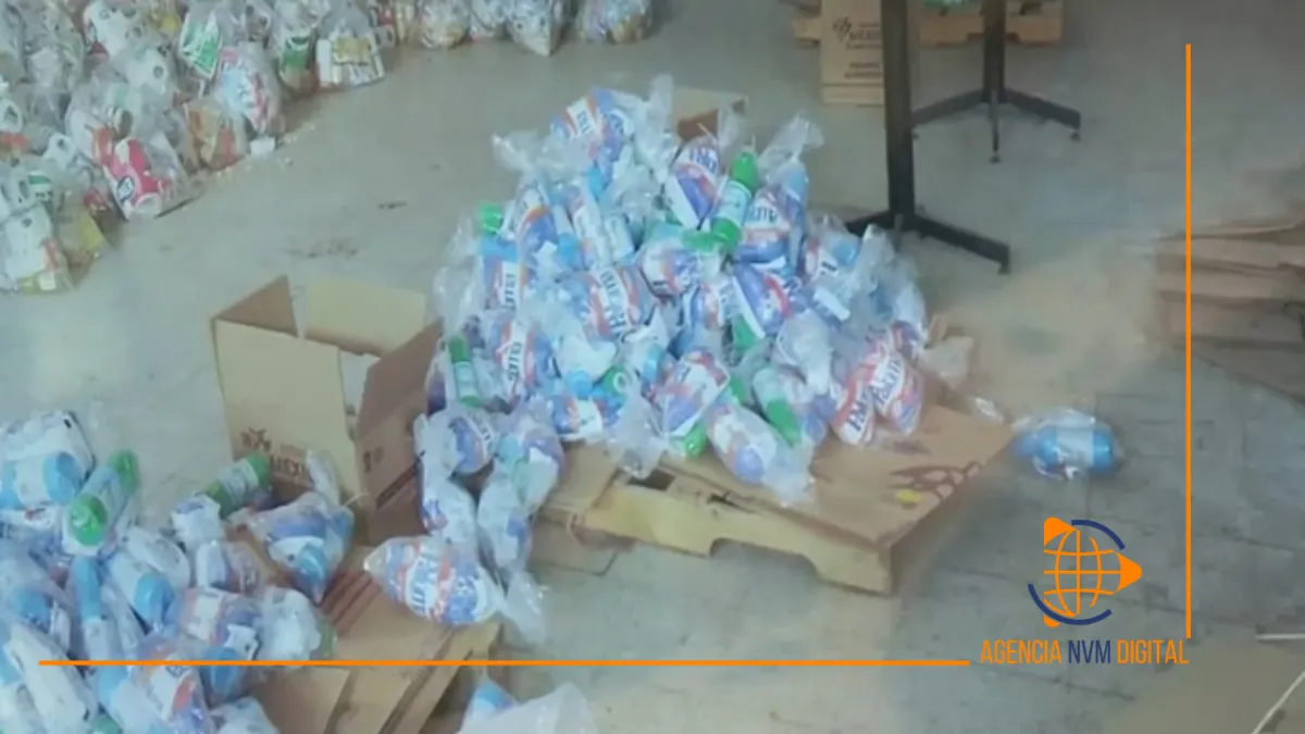 Denuncia alcaldesa de Ecatepec hallazgo de despensas caducas y propaganda