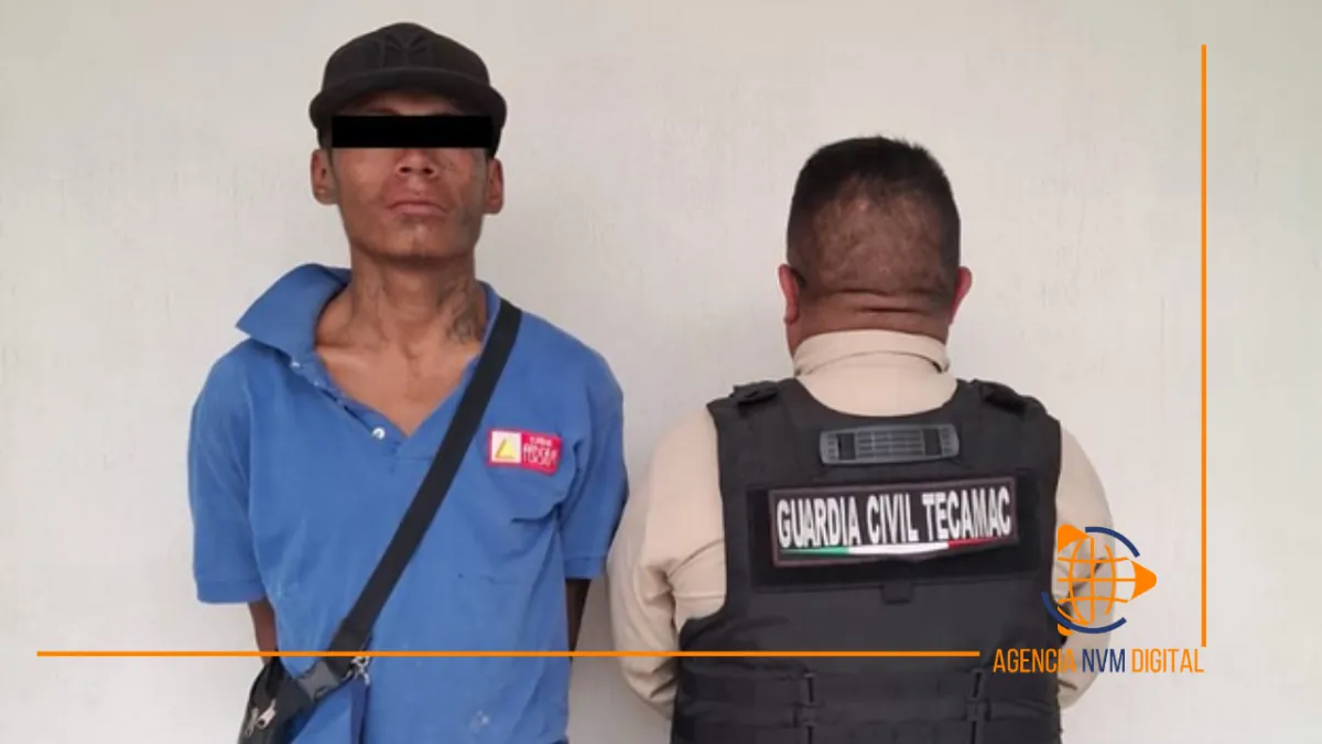 Detienen a presunto ladrón de vehículo con violencia en Tecámac