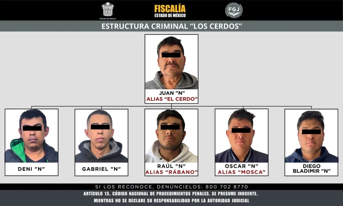 Desmantelan a banda dedicada al secuestro y extorsión en Axapusco 