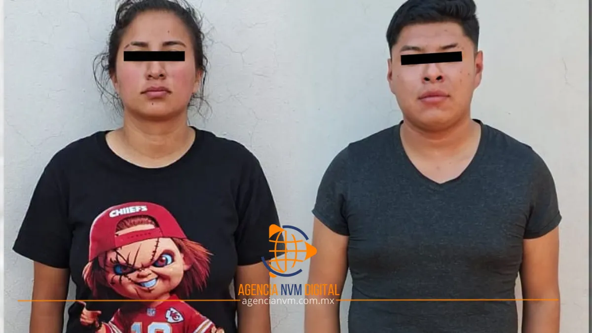 Detienen a dos sujetos con droga y arma en Zumpango