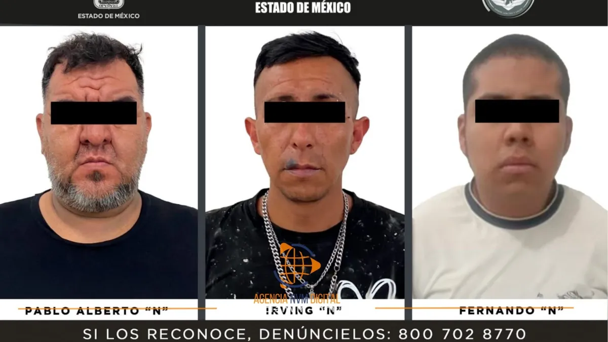 Detienen a tres investigados por homicidio en Ecatepec