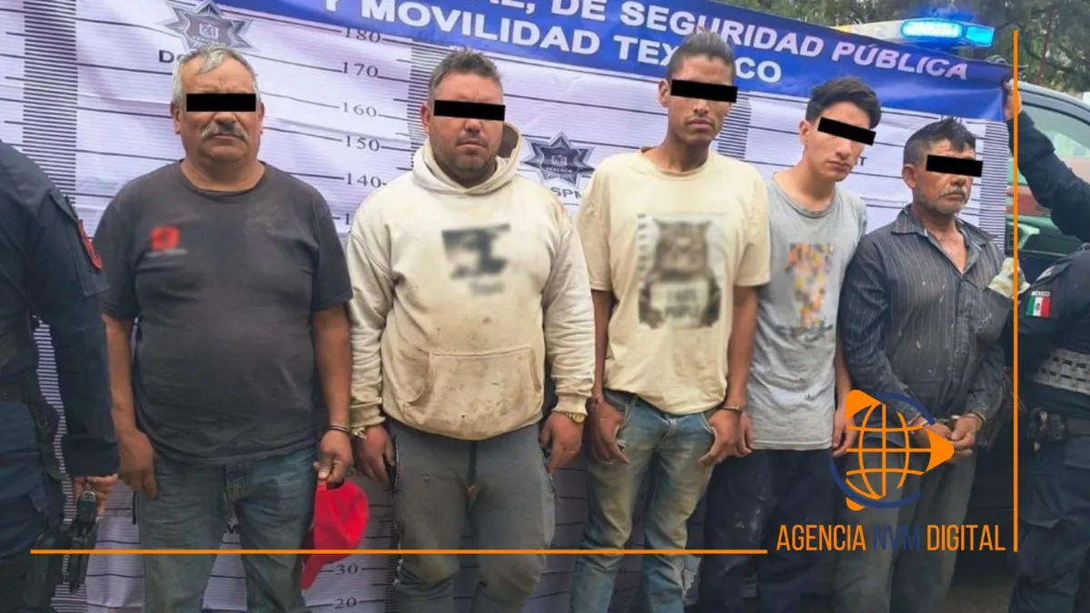 Capturan a cinco por presunto despojo de propiedad