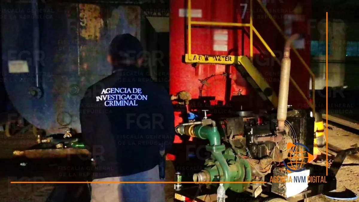 Ejecuta FGR operativo contra almacenamiento ilegal de hidrocarburo