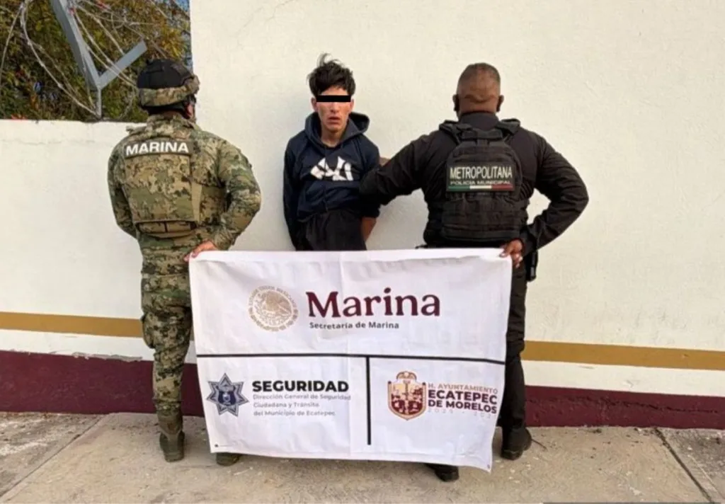 Detienen a "El Bunga" en Ecatepec; operaba robos en tiendas y de motos