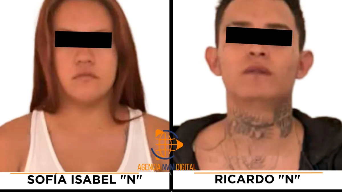 Detienen a pareja implicada en robo con violencia, Ecatepec