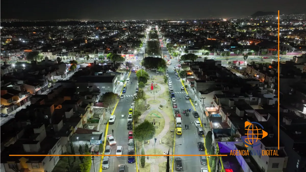 Brilla Ecatepec con renovación masiva de alumbrado público municipal