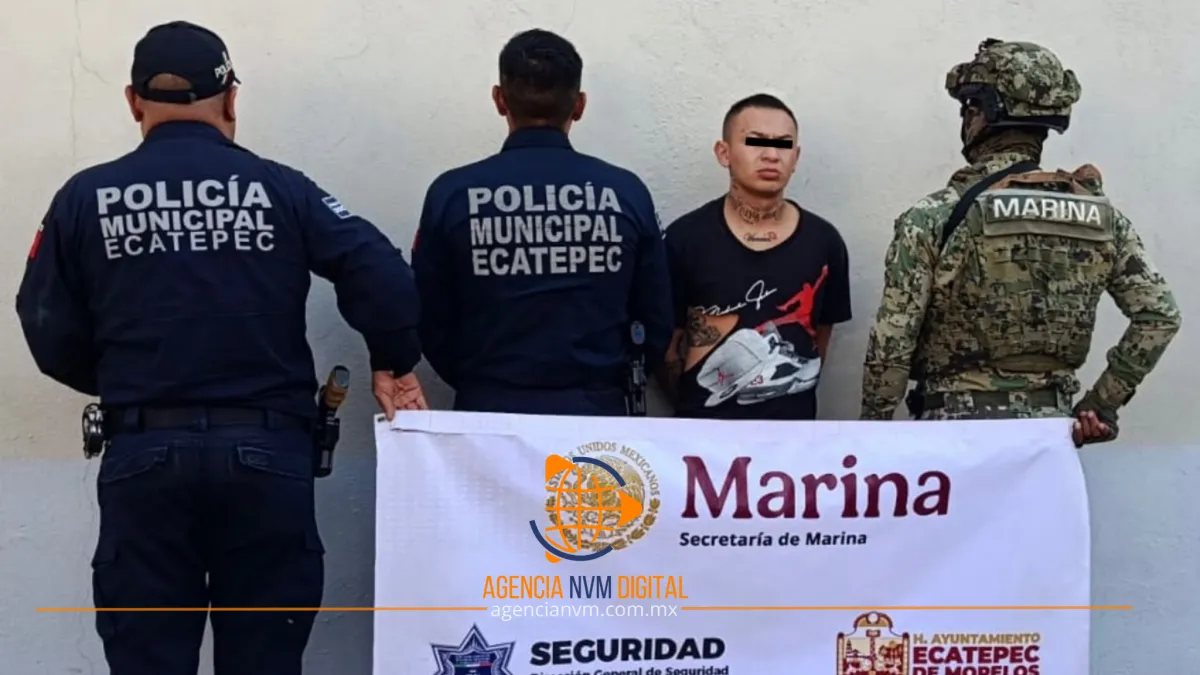 Cae presunto robacoches en Ecatepec durante operativo por drogas 