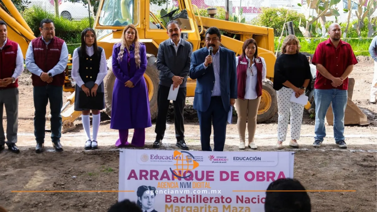 Inicia Texcoco construcción de bachillerato en Santiaguito