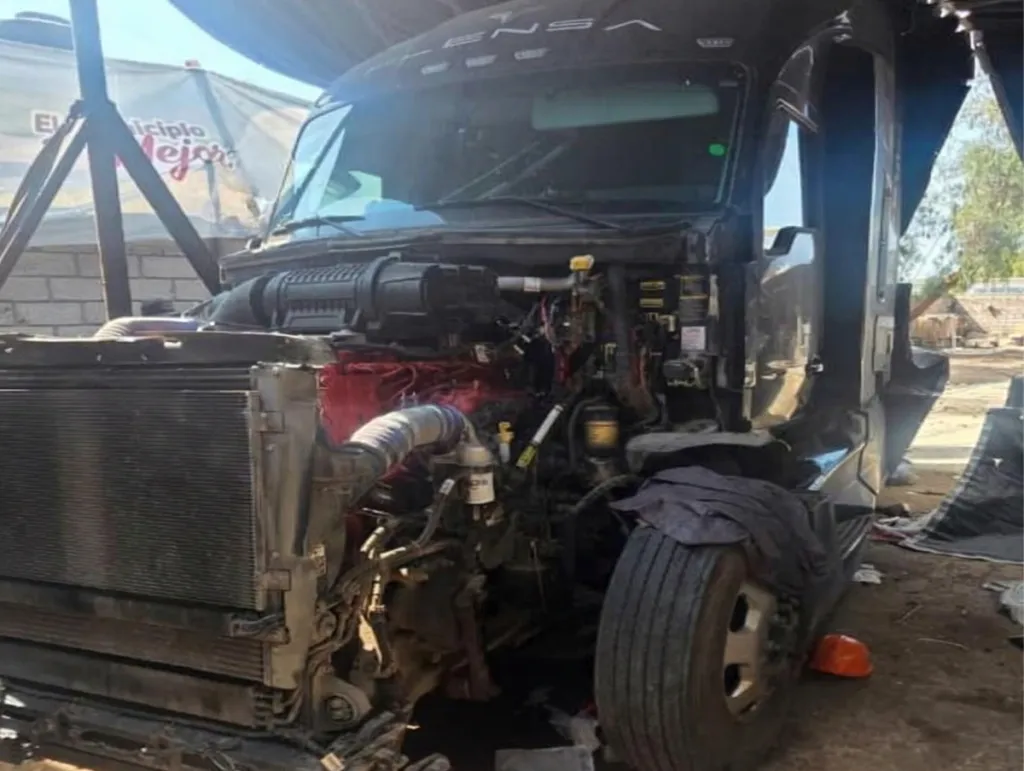 Ejecutan cateo en Teotihuacán; localizar camión  robado con violencia