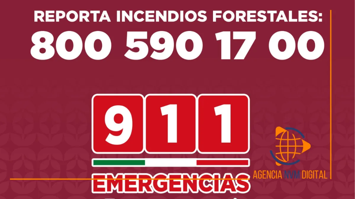 Mantiene Edoméx vigilancia permanente contra incendios mediante Teléfono Rojo