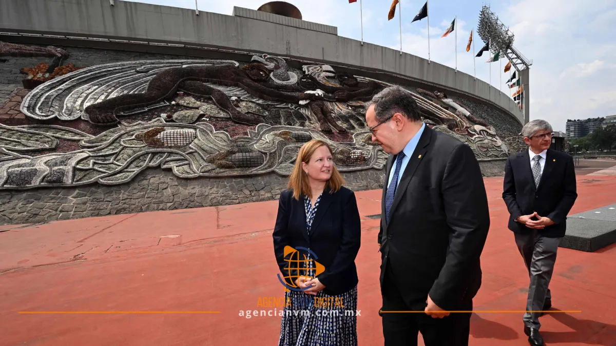 Anuncian proyecto histórico de conservación en el Estadio Olímpico Universitario