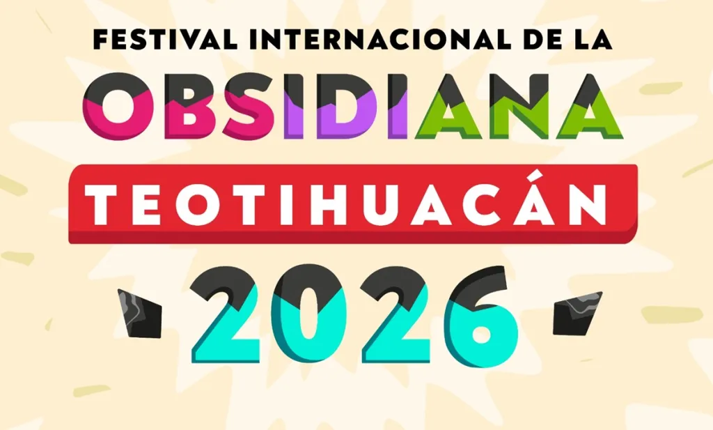 Este viernes inicia la Feria de la Obsidiana 2026 en Teotihuacán