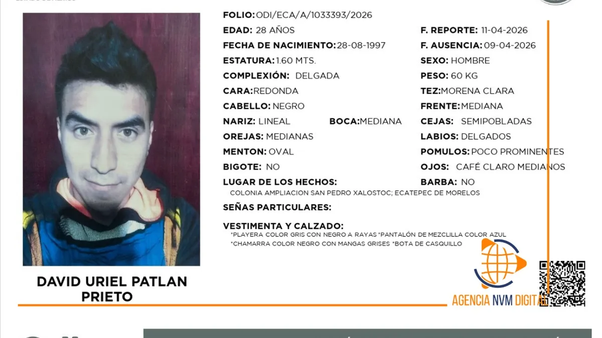 Refuerzan operativos de búsqueda para localizar a David Uriel en Ecatepec