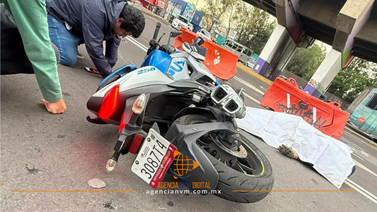 Investigan fatal accidente de motociclista cerca del Metro Puebla  