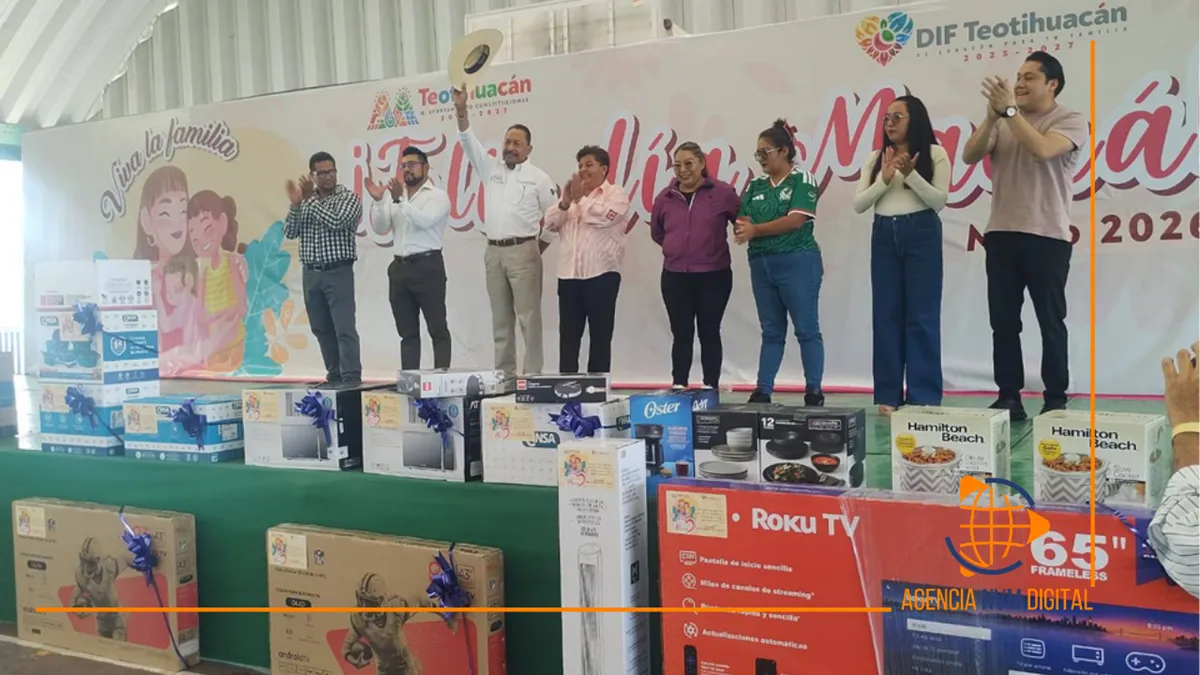 Festejan a madres de Teotihuacán con obras y regalos