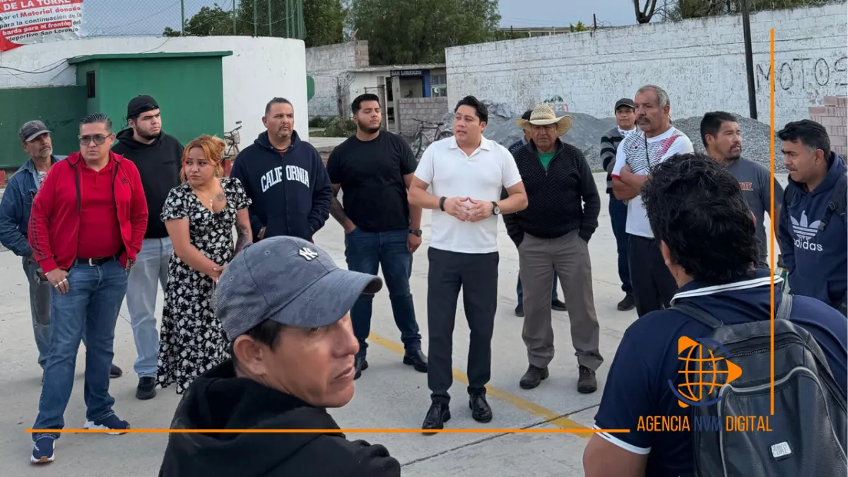 Impulsan infraestructura deportiva en San Lorenzo Tlalmimilolpan