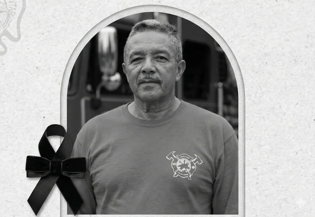 Honran legado del fundador de Bomberos Voluntarios Pirámides.