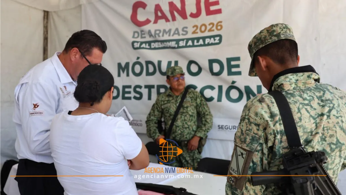 Concluye Canje de Armas 2026 con cifra récord de armamento retirado
