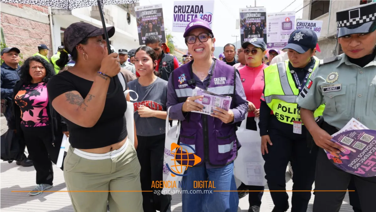 Combate Ecatepec violencia contra mujeres con despliegue casa por casa