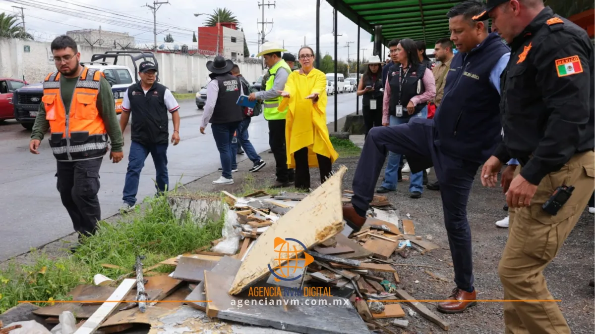 Despejan avenida Recursos Hidráulicos en operativo de Ecatepec