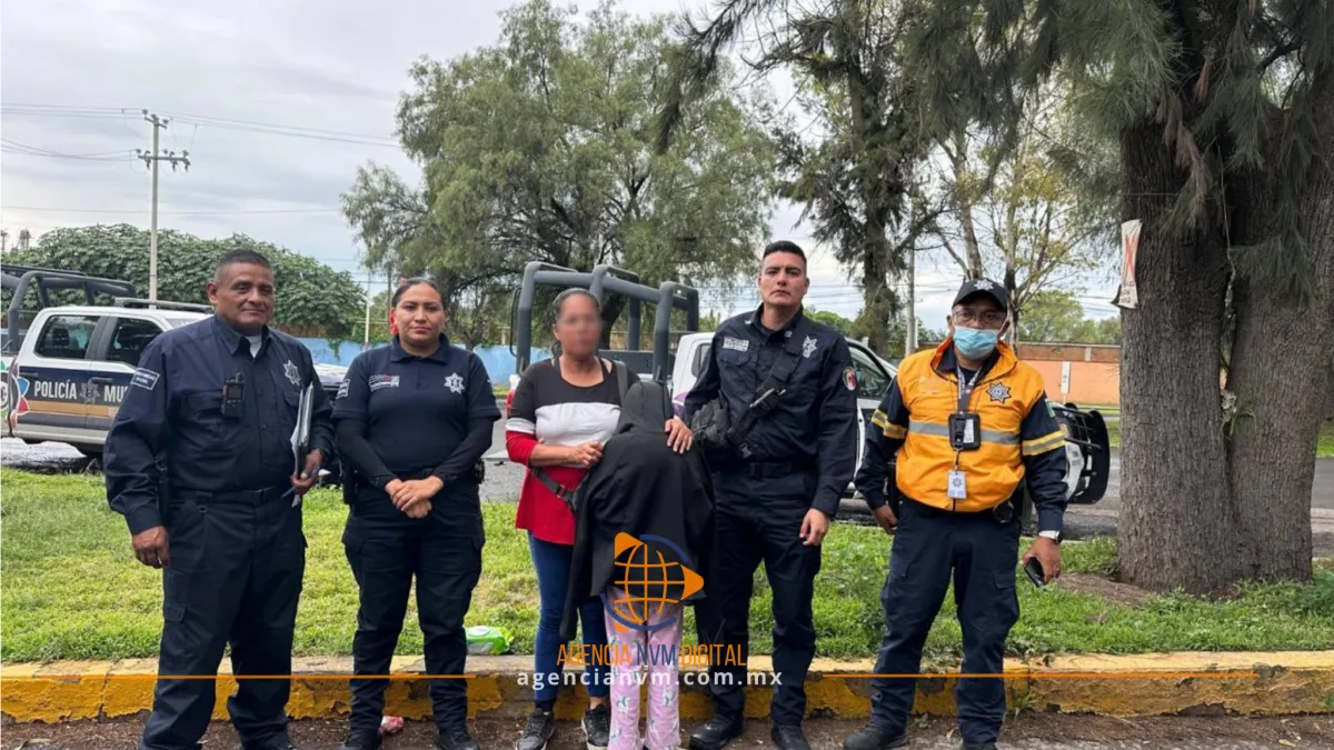 Resguardan a niña desorientada en la carretera Tepexpan-Pirámides