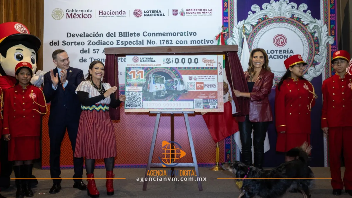 Presenta la Ciudad de México billete conmemorativo del Metro