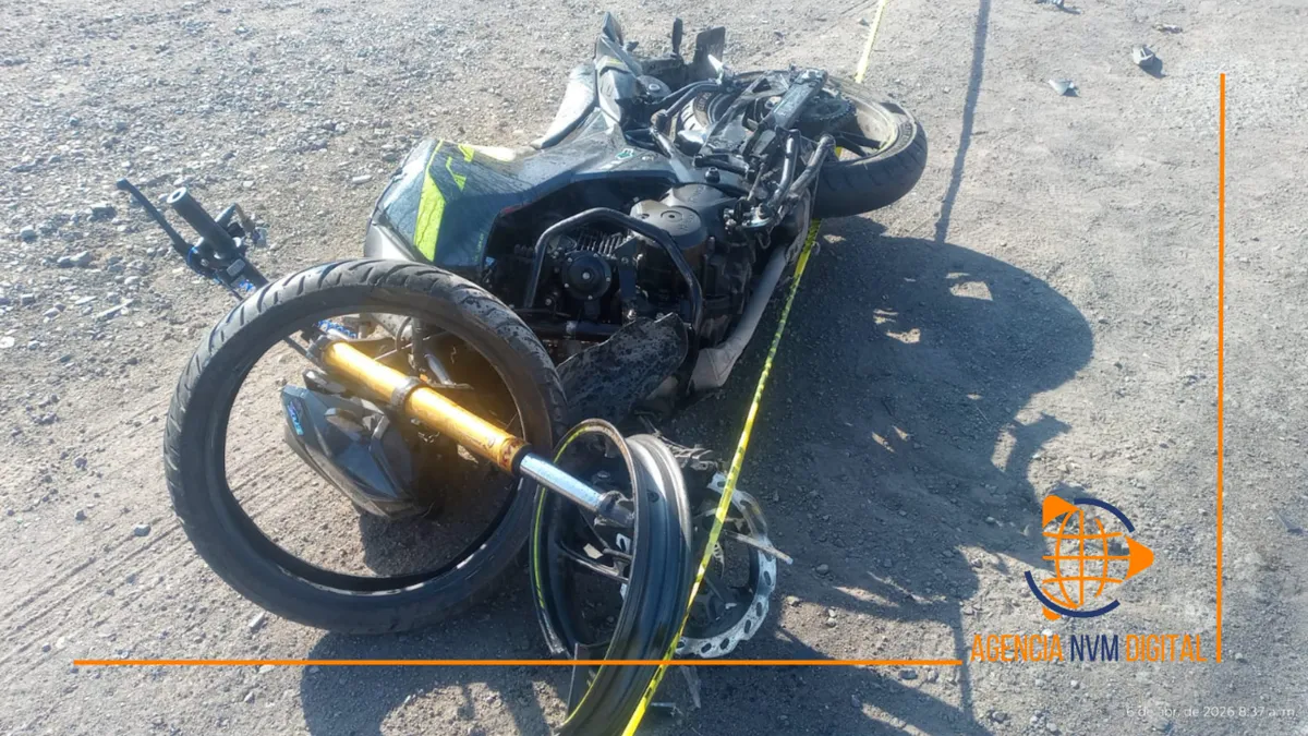 Muere motociclista tras chocar de frente en la México-Pachuca