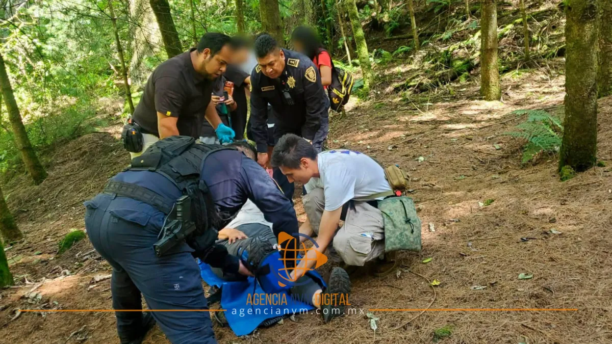 Auxilian policías a senderista lesionada en La Magdalena Contreras