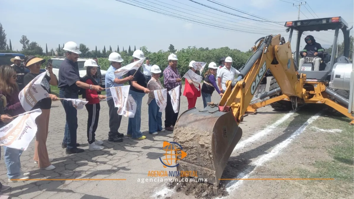 Mejora Acolman vialidad y alumbrado público en Zacango
