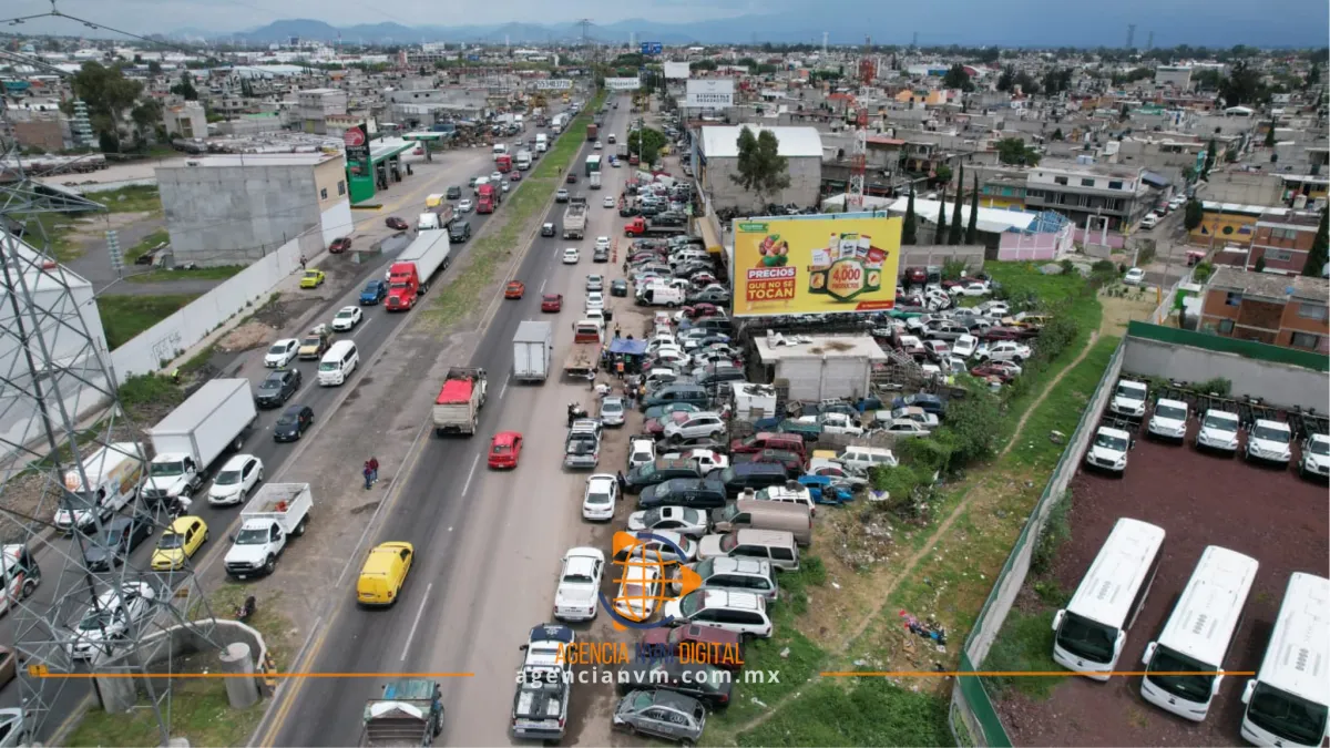 Notifican a 30 deshuesaderos en Ecatepec para liberar vías