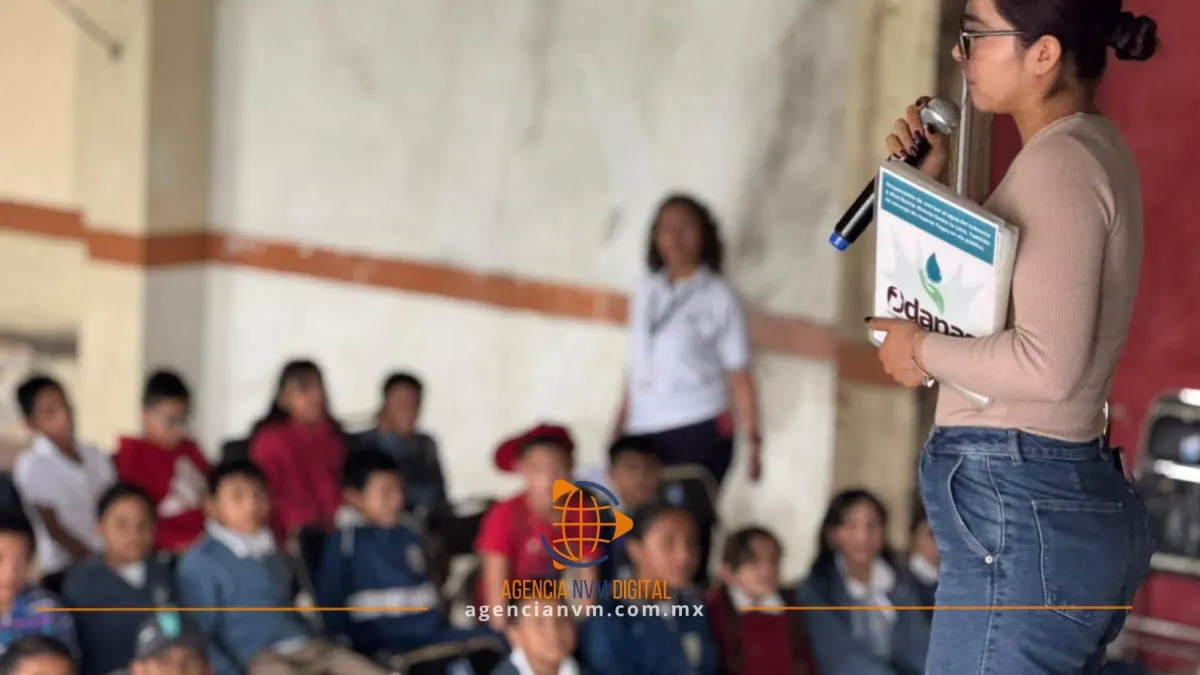 Promueven cuidado del agua entre estudiantes de Tecámac