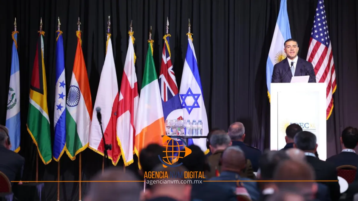 Impacta Omar García Harfuch en la Conferencia Internacional IDEC 2026