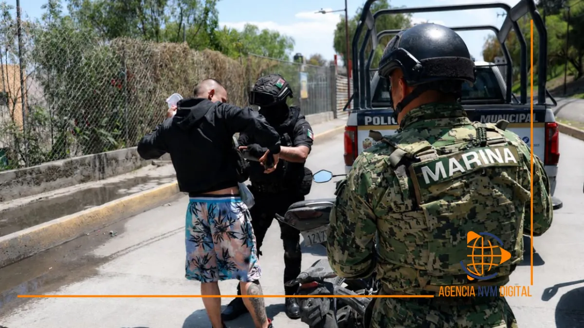 Refuerzan vigilancia con Marina en zonas altas de Ecatepec.