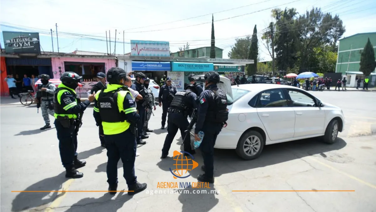 Despliegan megaoperativo en Acolman, Otumba, Tecámac y Teotihuacán