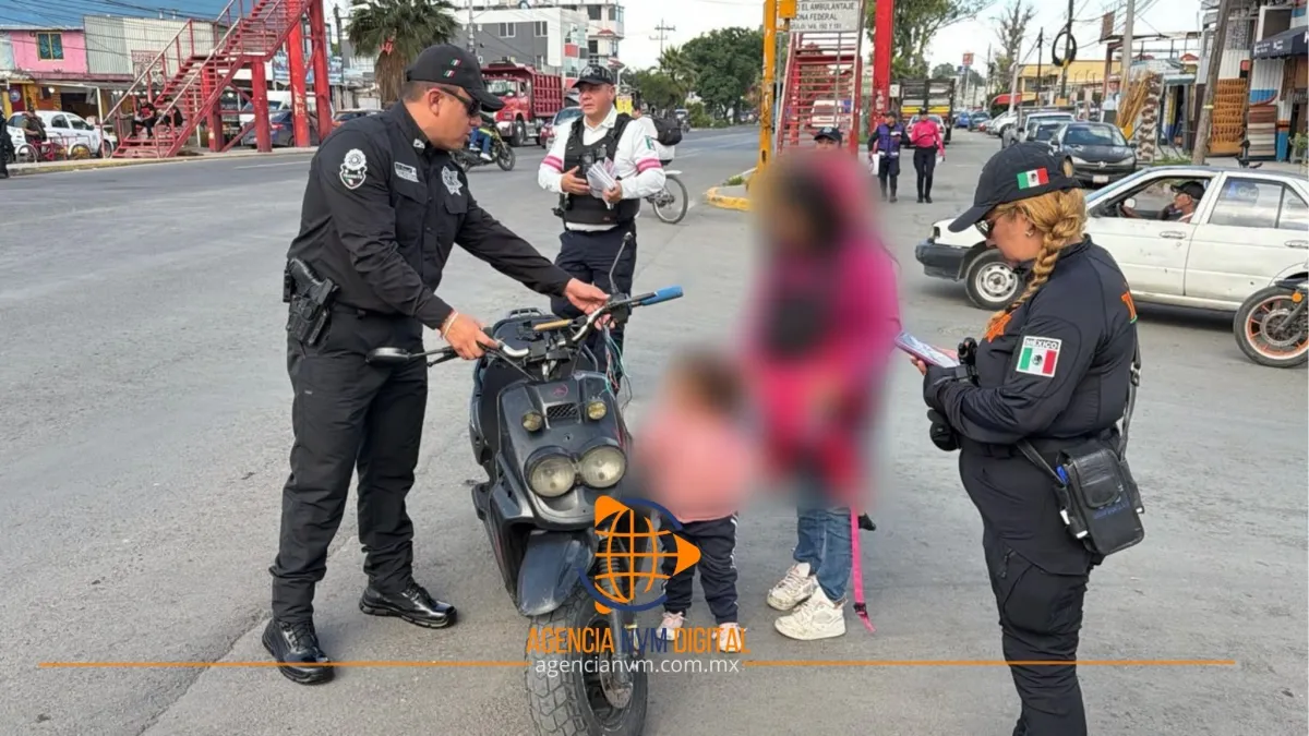 Refuerza Ecatepec seguridad con operativo en transporte público
