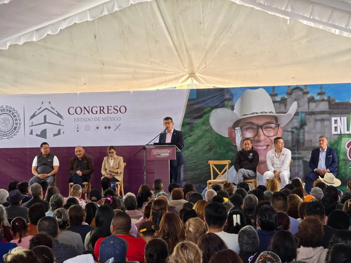 Osvaldo Cortés inaugura Oficina de Enlace Legislativo en Acolman